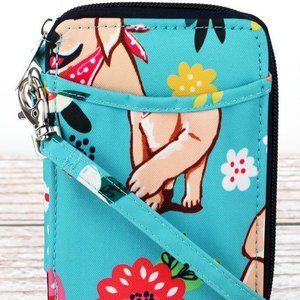 NGIL Dapper Dogs Wristlet Wallet